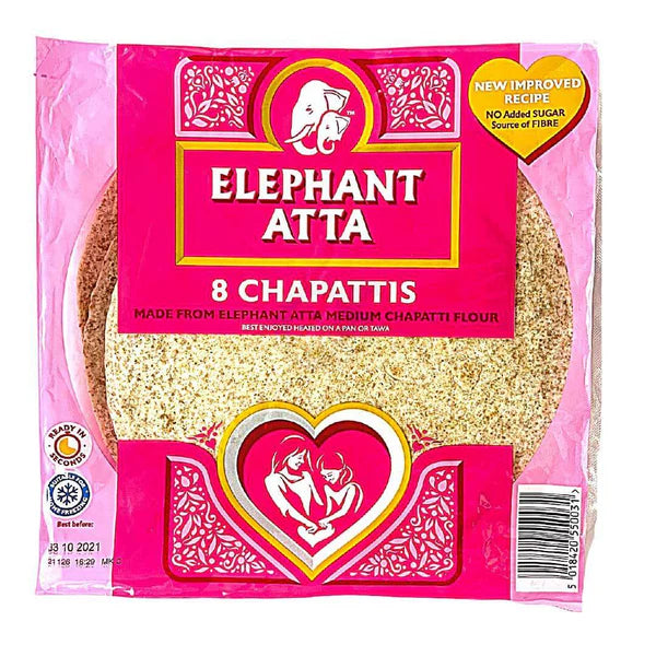 Elephant Atta Chapattis - 8 Pieces