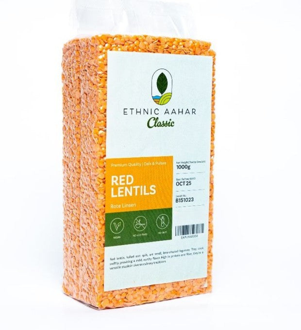 Ethnic Aahar Red Lentils (Masoor Dal) - 1kg