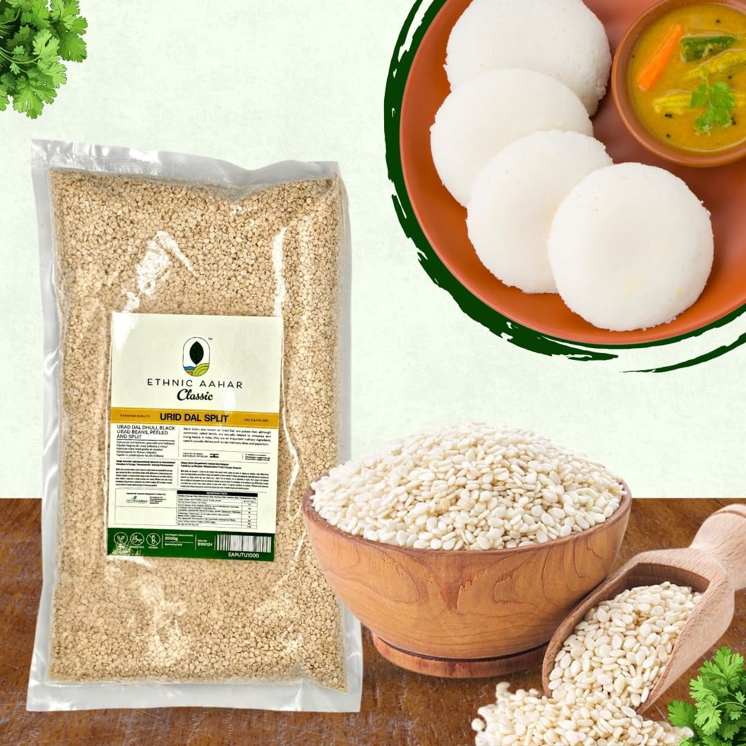 Ethnic Aahar Urid Dal 2kg (Maash Dal) - 2kg