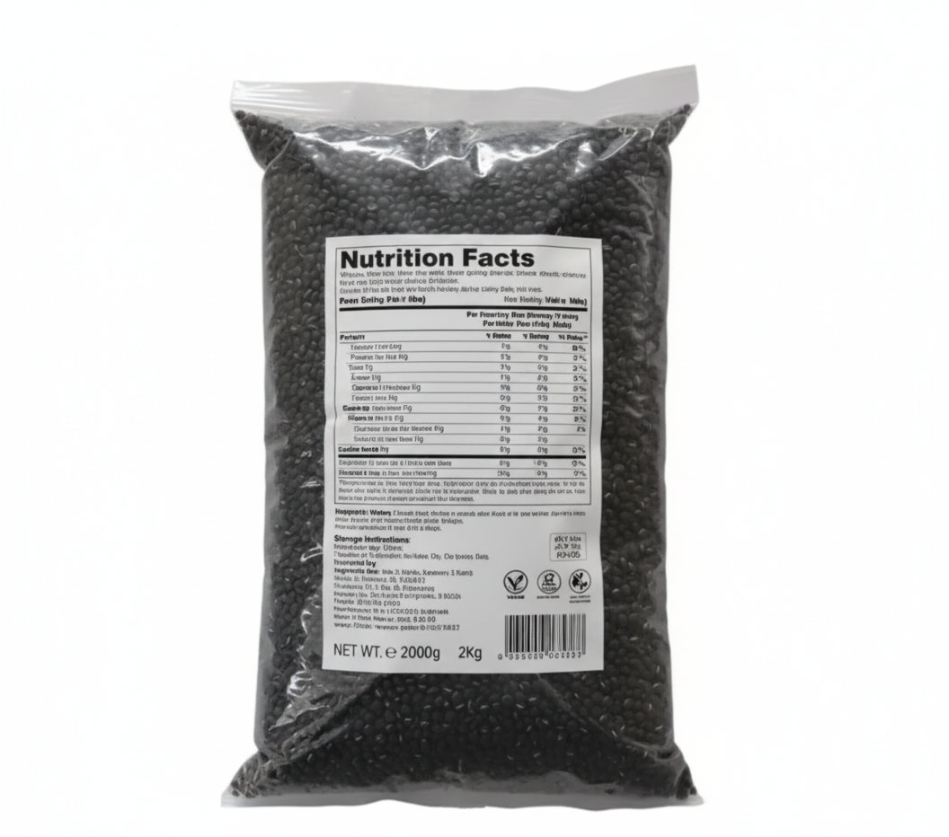 Ethnic Aahar Urid Whole Washed (Gota) - 2kg