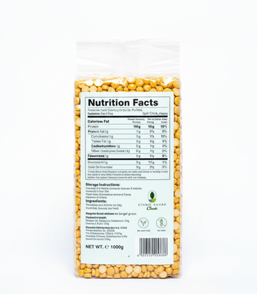 Ethnic Aahar Chana Dal (Bengal Gram Split) - 1kg