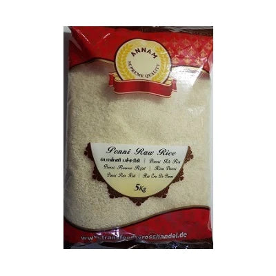Rice - Annam Ponni Raw Rice - 5kg