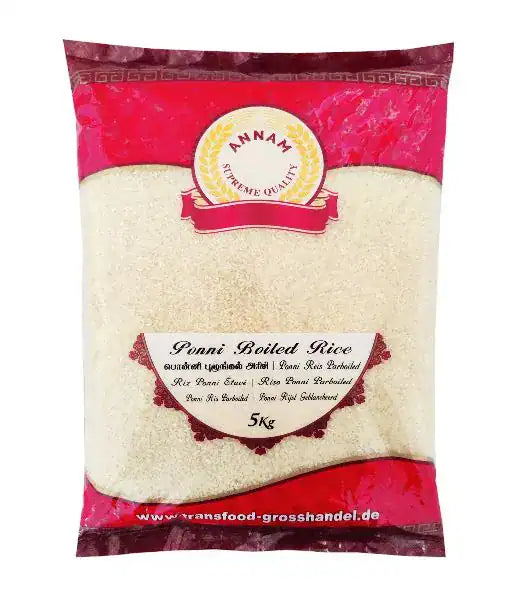 Rice - Annam Ponni Boiled Rice - 5kg