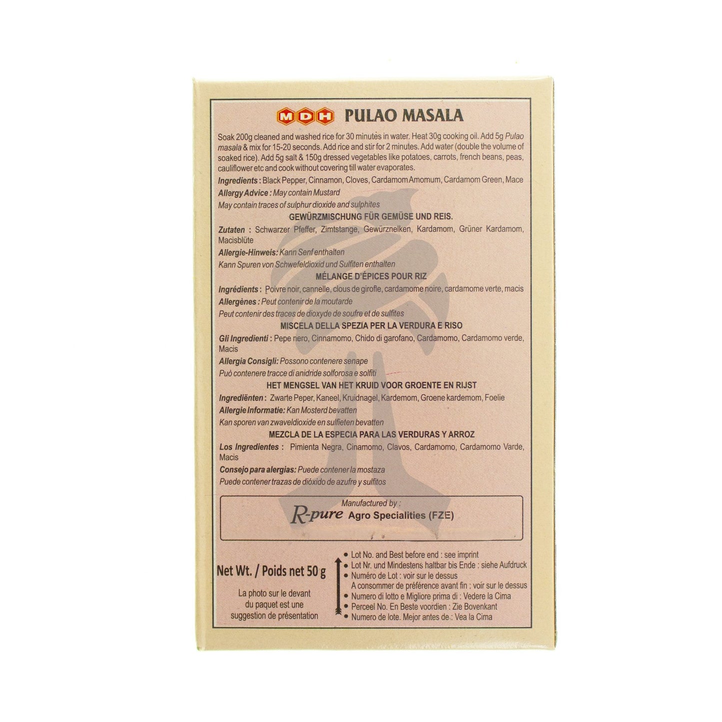 MDH Pulao Masala - 50g