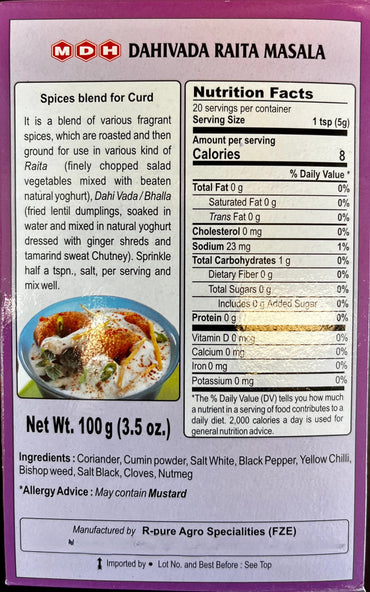 MDH Dahivada Raita Masala - 100g