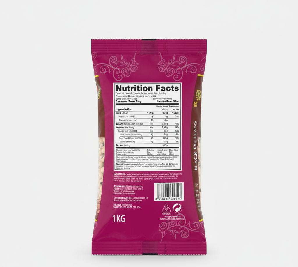 TRS Black Eye Beans (Lobhiya/Rongi) - 1kg