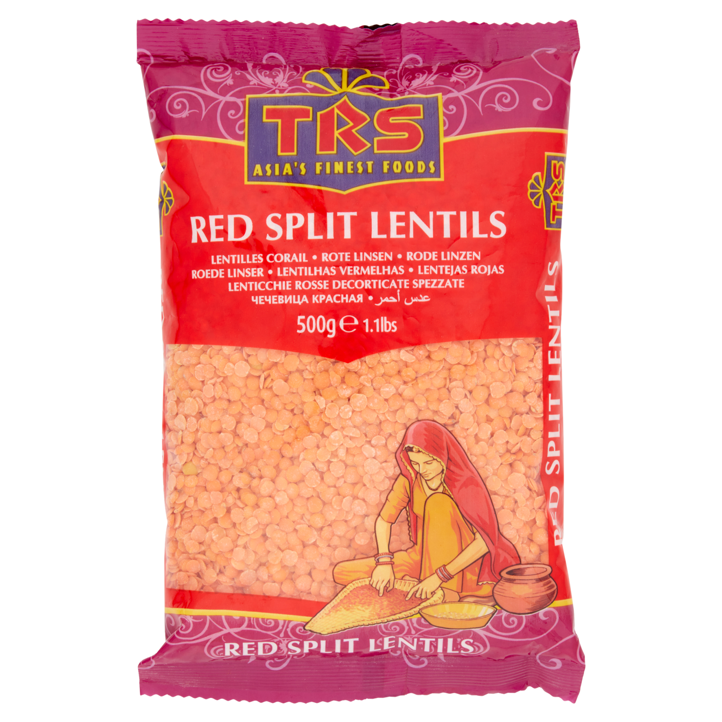 TRS Red Lentils (Masoor Dal) - 500g