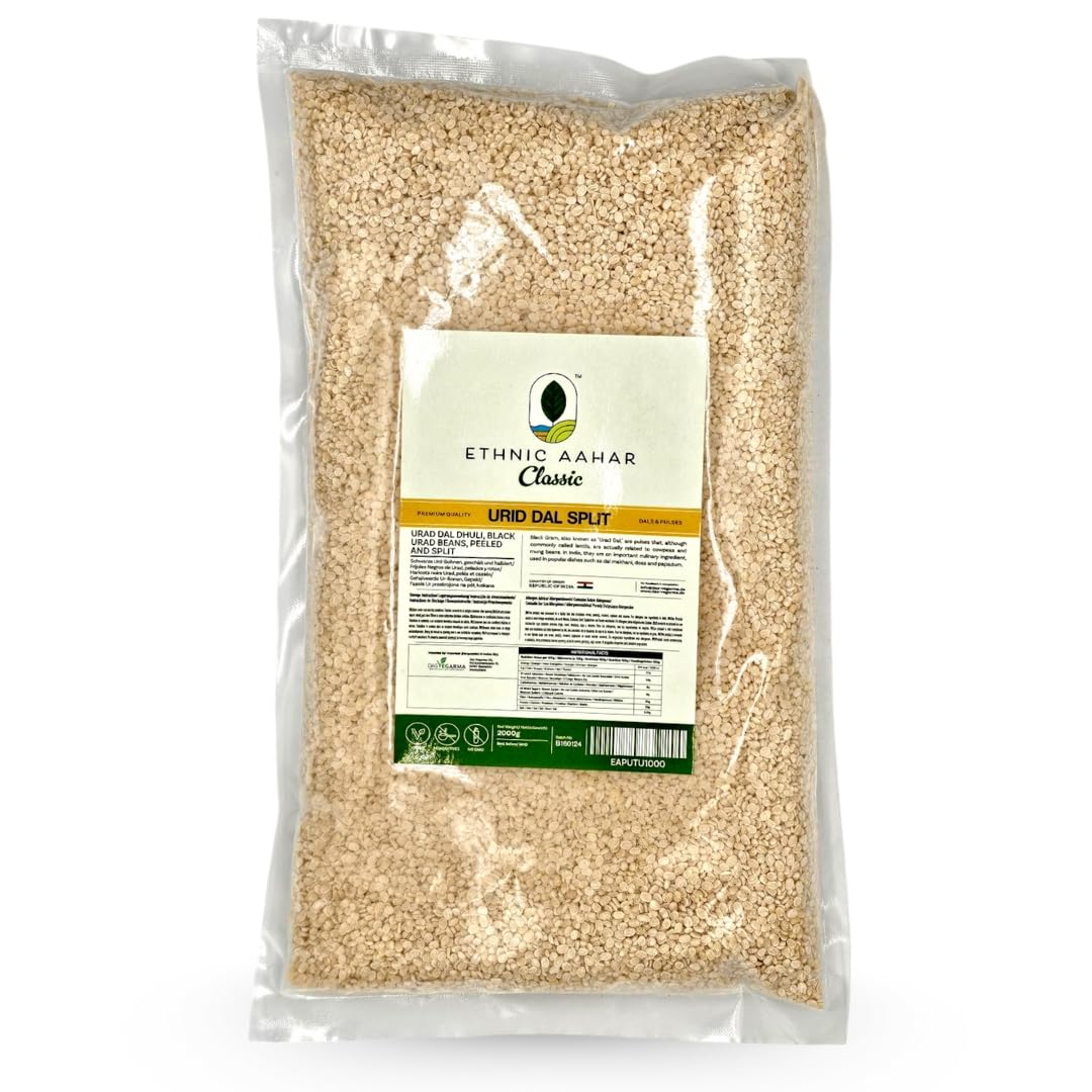 Ethnic Aahar Urid Dal 2kg (Maash Dal) - 2kg