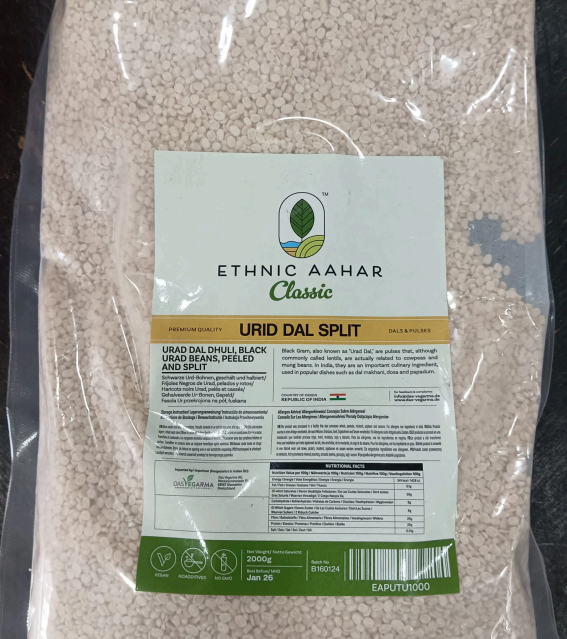 Ethnic Aahar Urid Dal 2kg (Maash Dal) - 2kg