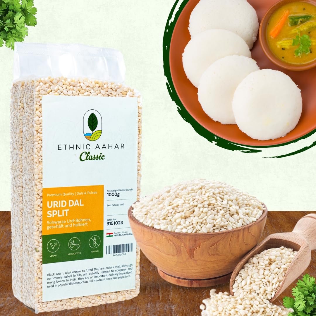 Ethnic Aahar Urid Dal - 1kg