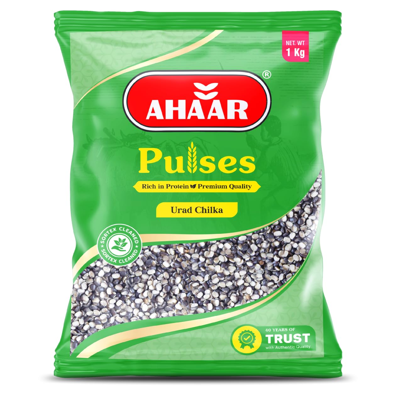 Ethnic Aahar Urid Dal Chilka - 1kg