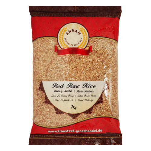 Rice - Annam Red Raw Rice - 1kg