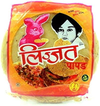 Lijjat Papad Plain Moong - 200g