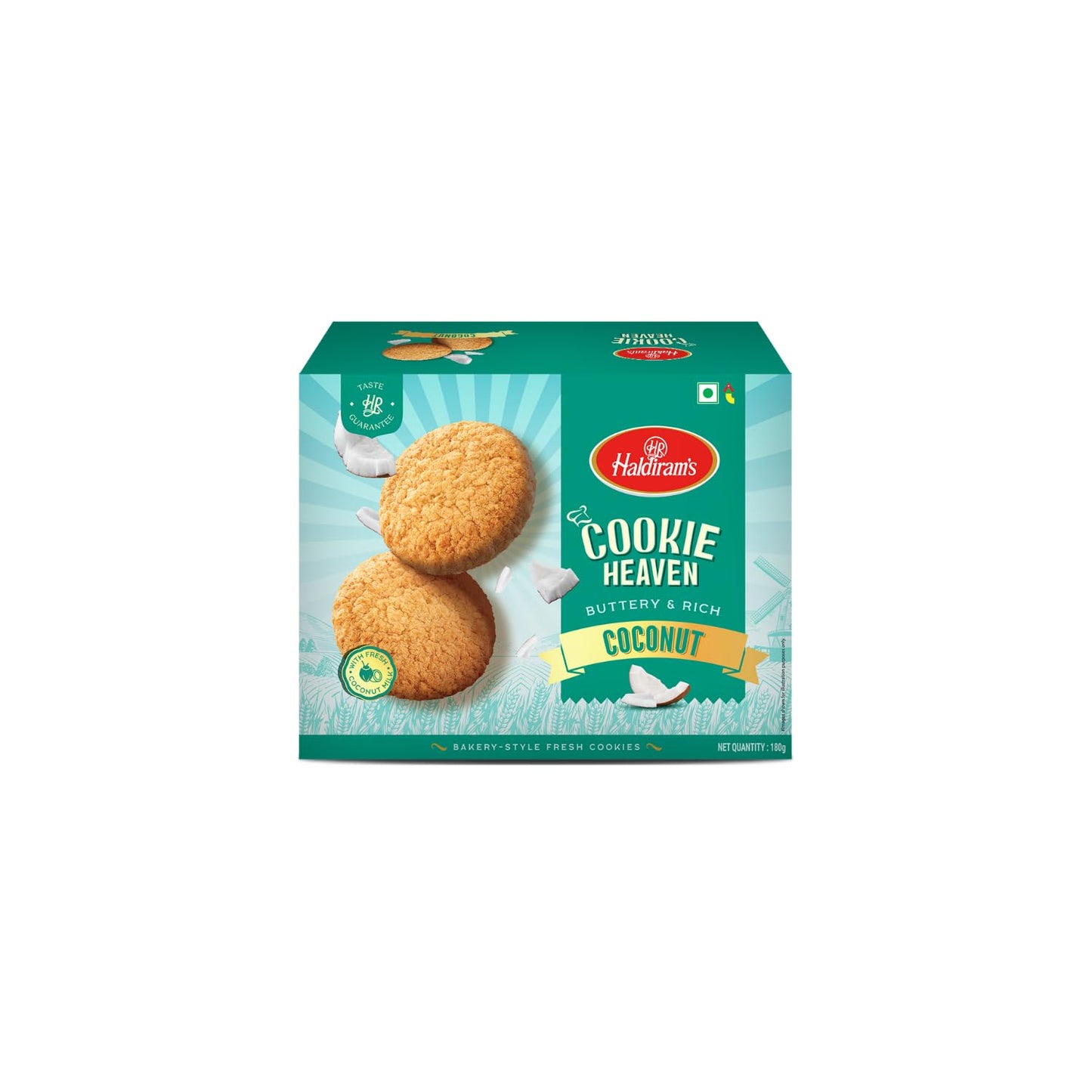 Haldirams Cookie Heaven Coconut Cookies - 200g