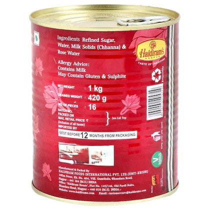 Haldirams Rasgulla - 1kg