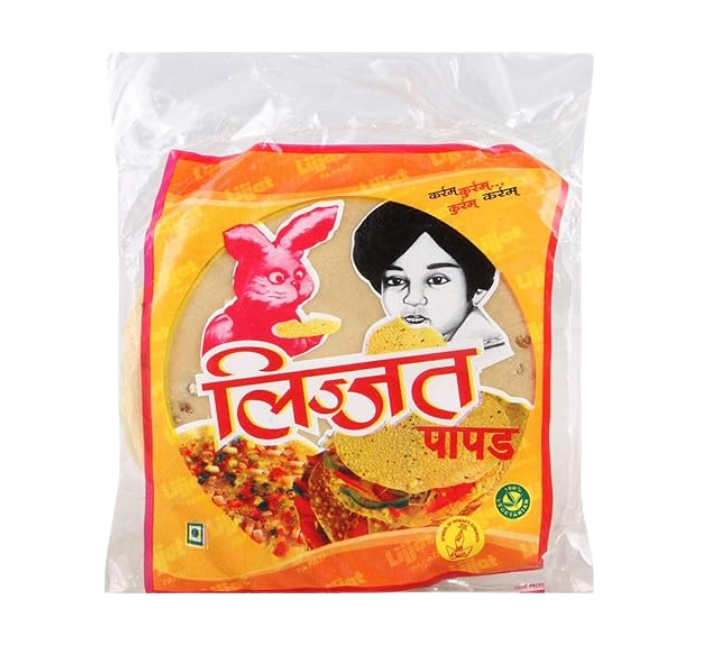 Lijjat Jeera Papad - 200g