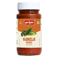 Priya Bitter Gourd (Karela) Pickle (without Garlic) - 300g
