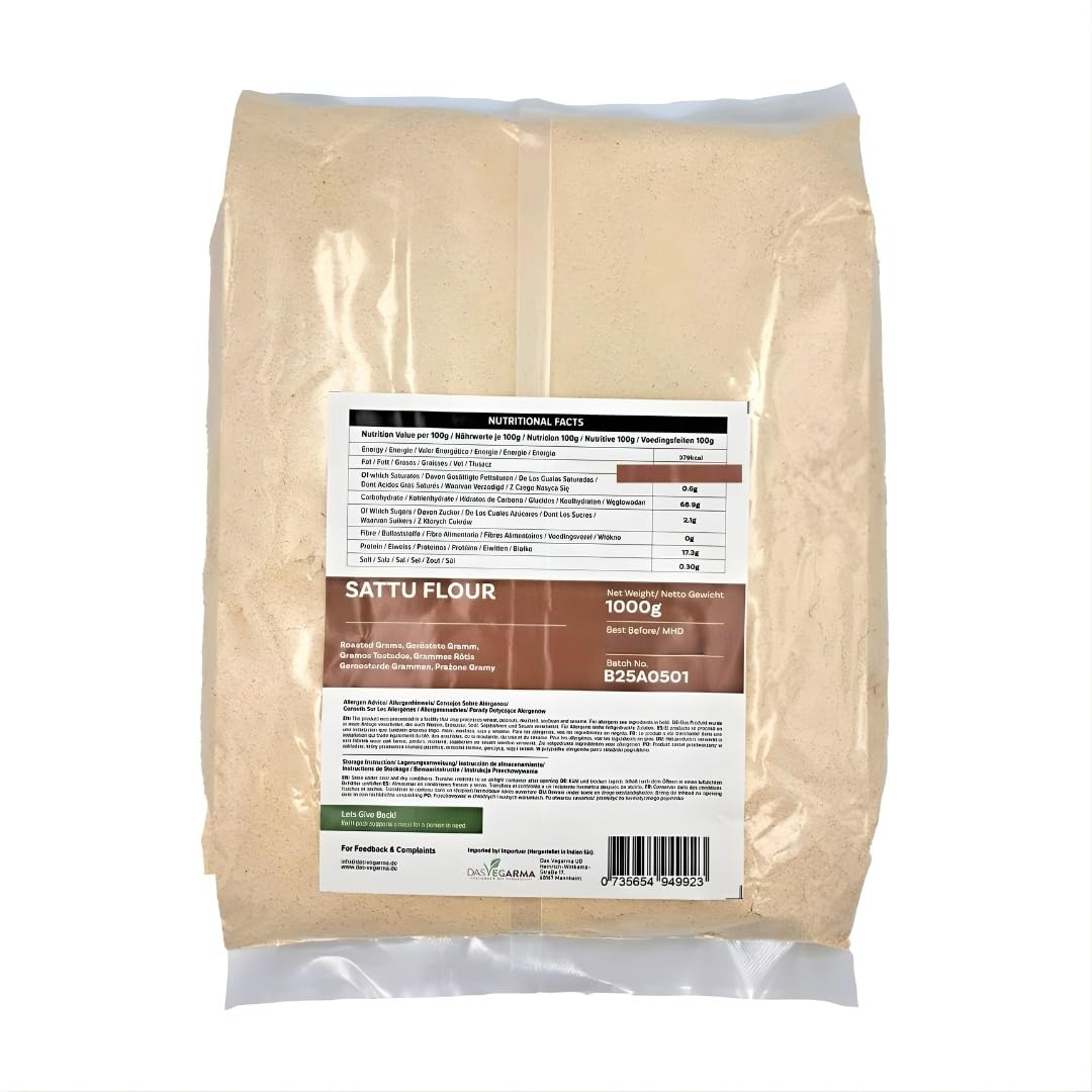 Ethnic Aahar Classic Sattu Flour - 1 kg