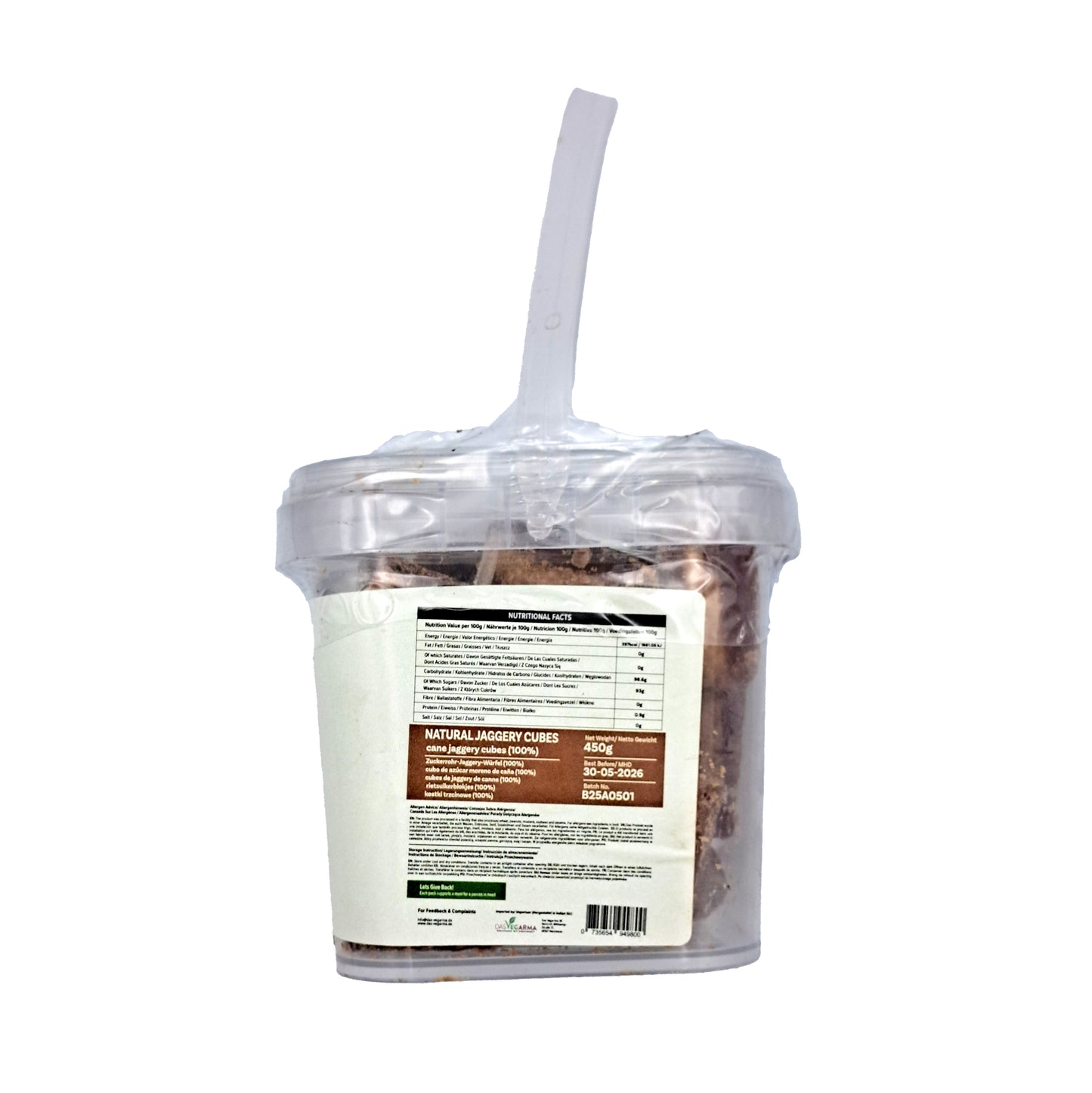 Ethnic Aahar Jaggery Cubes - 450g
